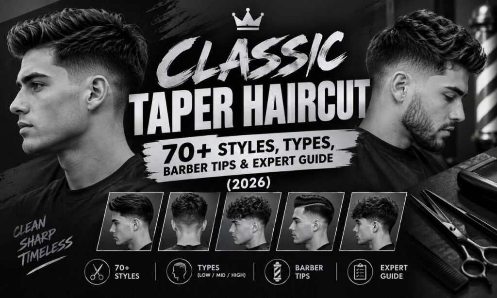 Classic Taper Haircut: 70+ Styles, Types, Barber Tips & Expert Guide (2026)
