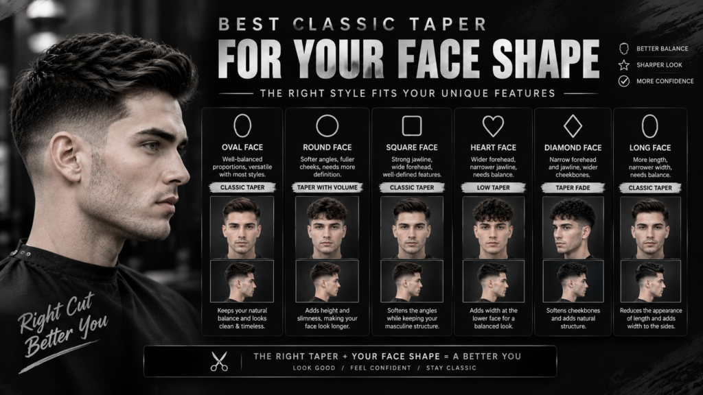 Best Classic Taper for Your Face Shape