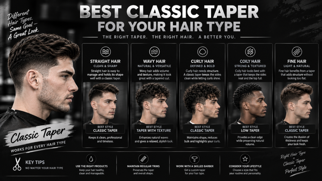 Best Classic Taper for Your Hair Type