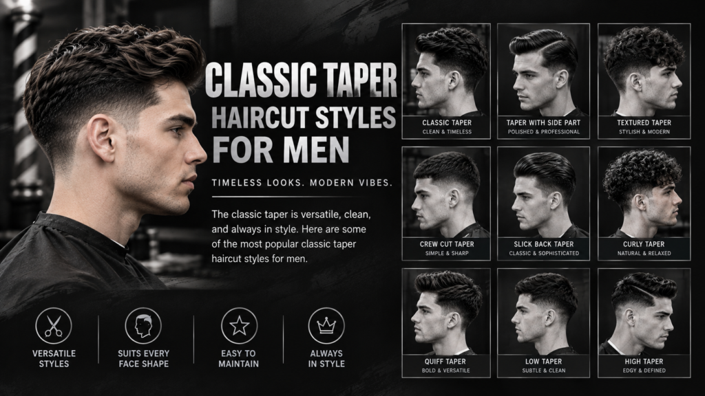 Classic Taper Haircut Styles for Men
