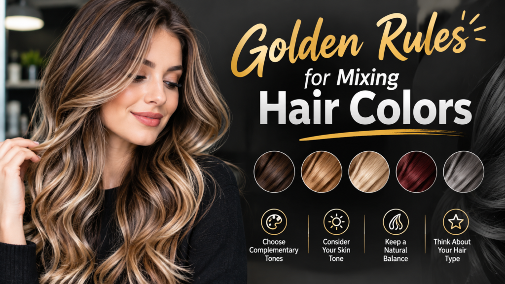 Golden Rules for Mixing Hair Colors