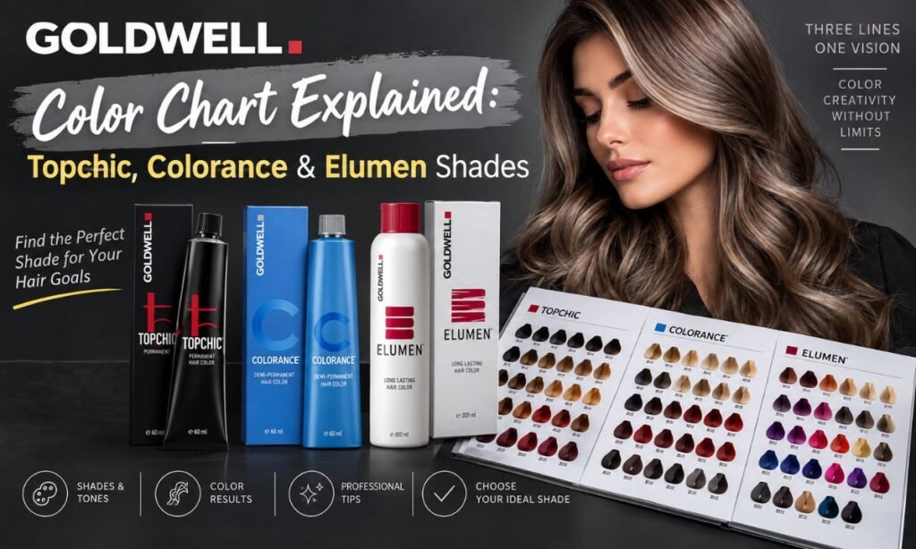 Goldwell Color Chart Explained: Topchic, Colorance & Elumen Shades