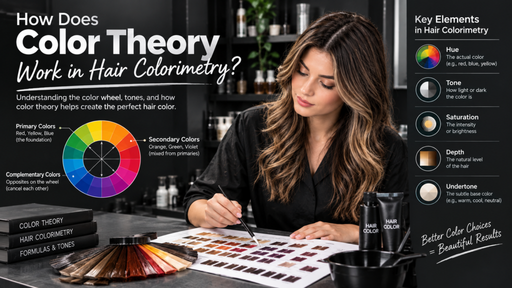 How Does Color Theory Work in Hair Colorimetry