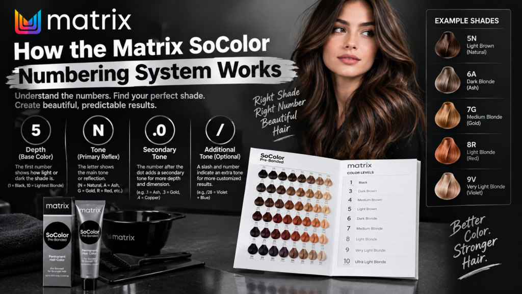How the Matrix SoColor Numbering System Works