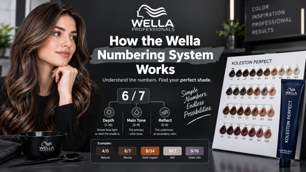 How the Wella Numbering System Works