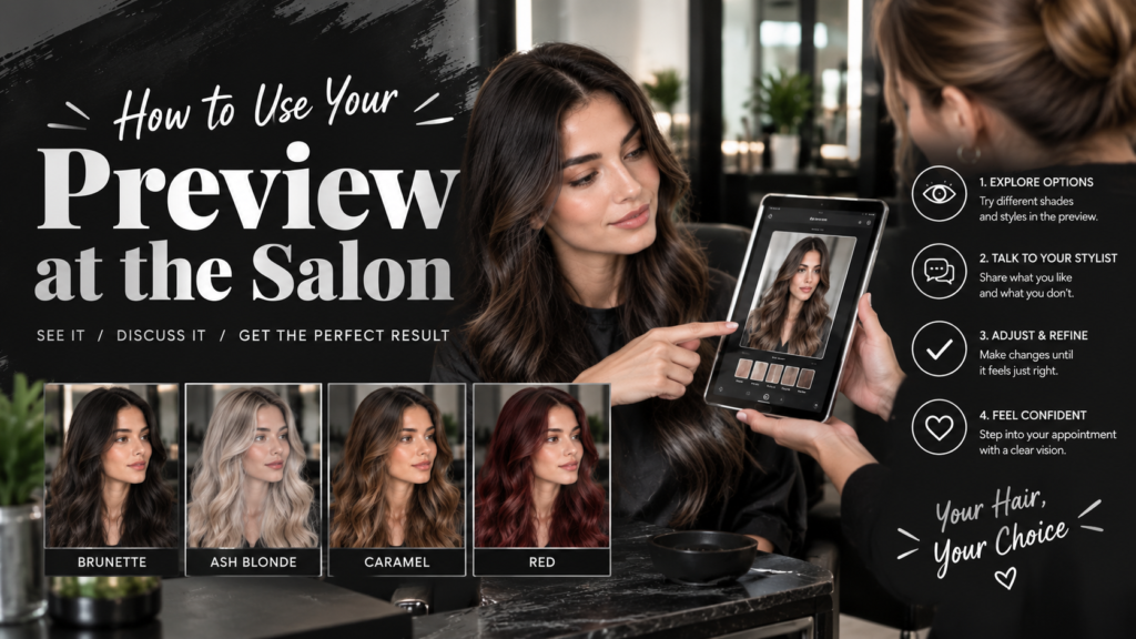 How to Use Your Preview at the Salon