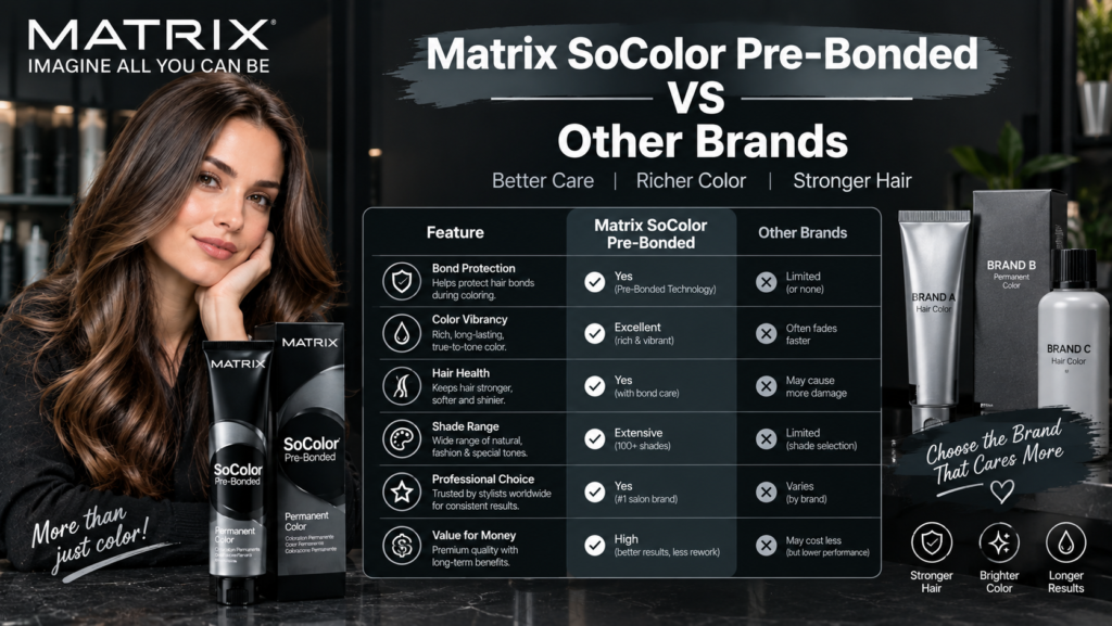 Matrix SoColor Pre-Bonded vs Other Brands