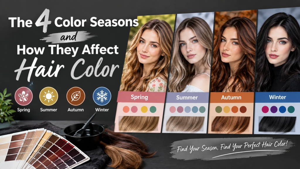 The 4 Color Seasons and How They Affect Hair Color