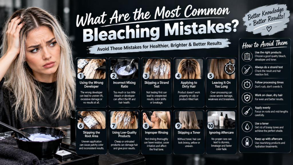 What Are the Most Common Bleaching Mistakes
