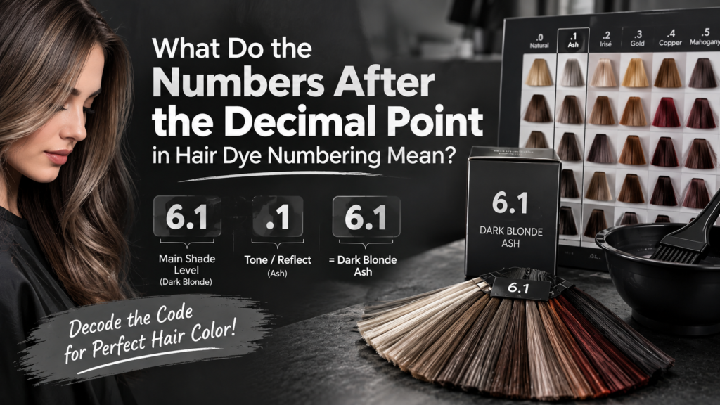 What Do the Numbers After the Decimal Point in Hair Dye Numbering Mean