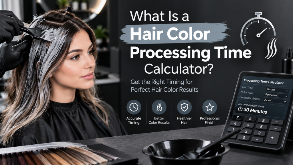 What Is a Hair Color Processing Time Calculator