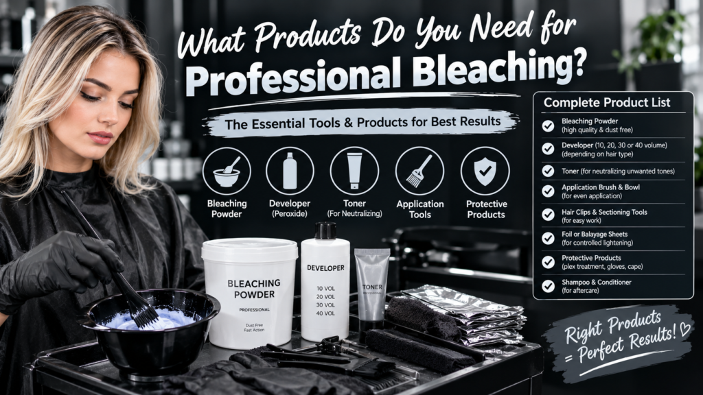 What Products Do You Need for Professional Bleaching