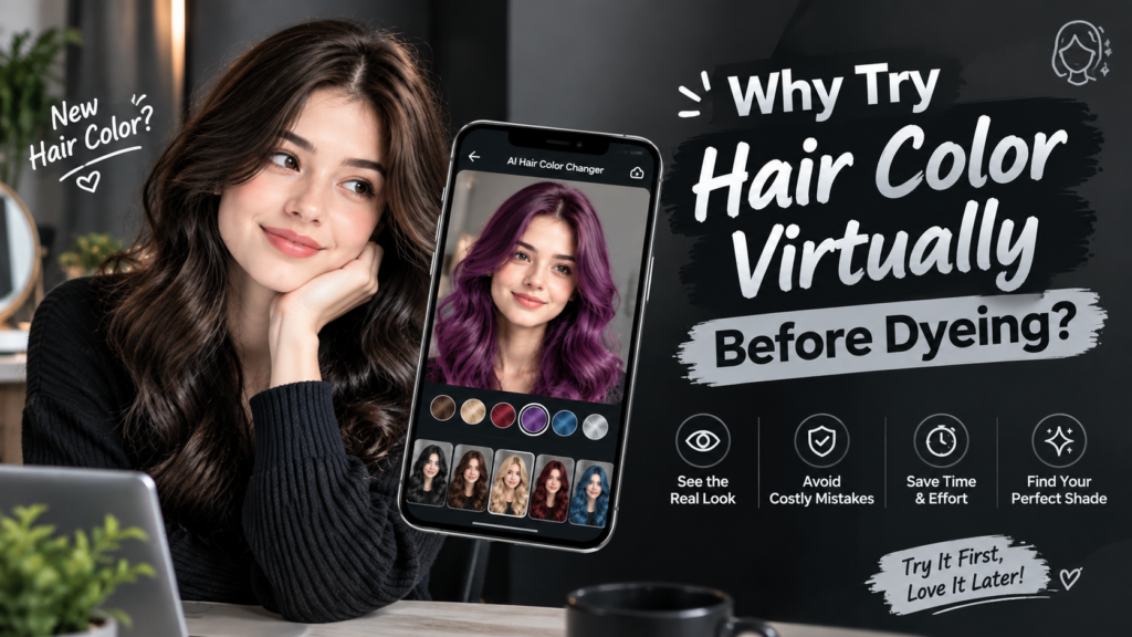 Why Try Hair Color Virtually Before Dyeing