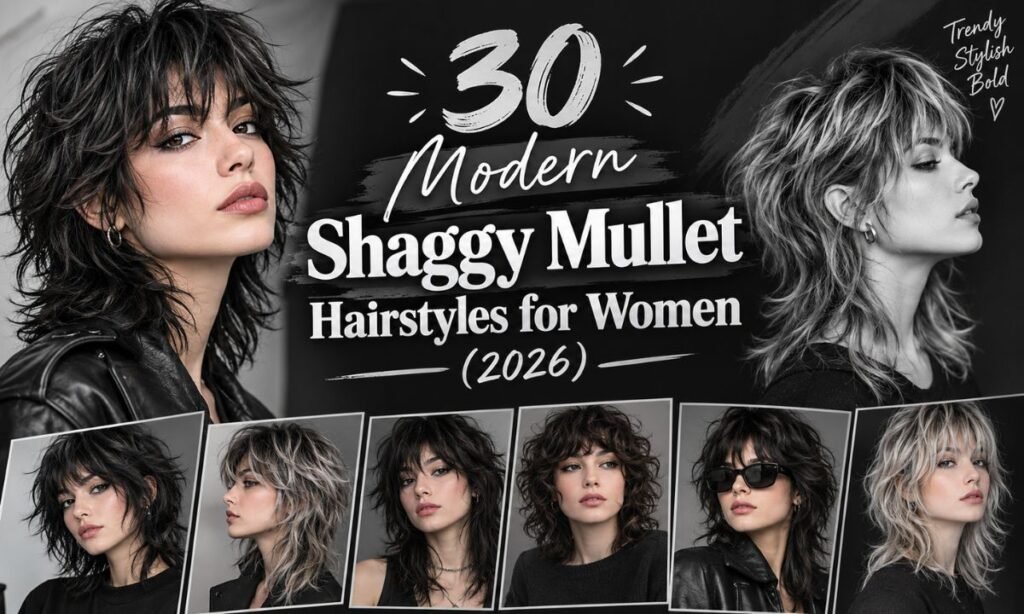 30 Modern Shaggy Mullet Hairstyles for Women (2026)
