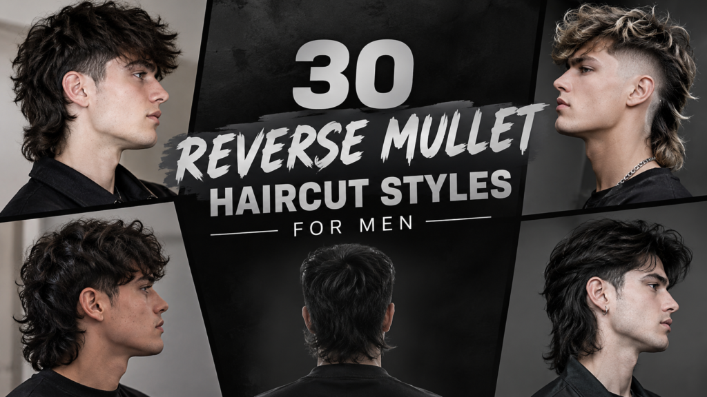 30 Reverse Mullet Haircut Styles for Men