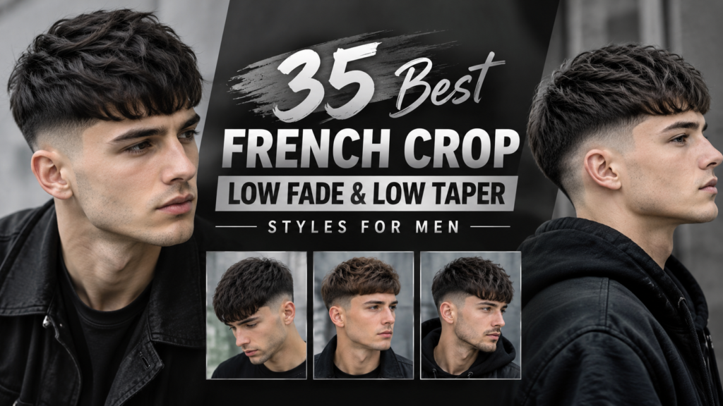 35 Best French Crop Low Fade & Low Taper Styles for Men