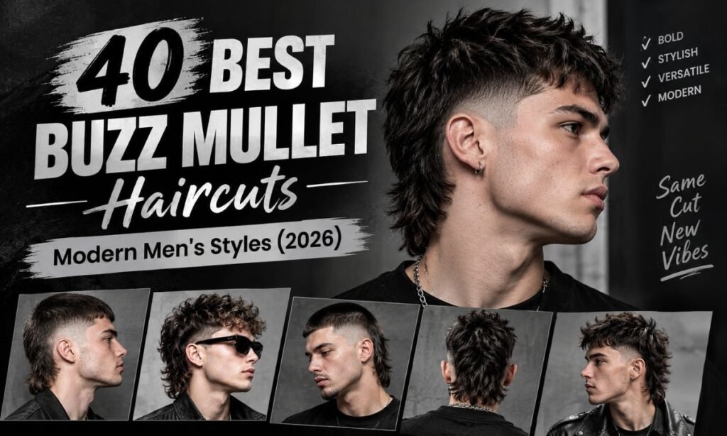 40 Best Buzz Mullet Haircuts – Modern Men’s Styles (2026)