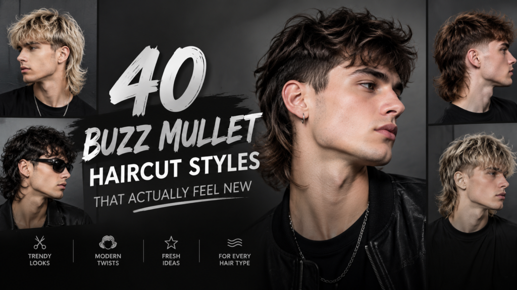 40 Buzz Mullet Haircut Styles That Actually Feel New
