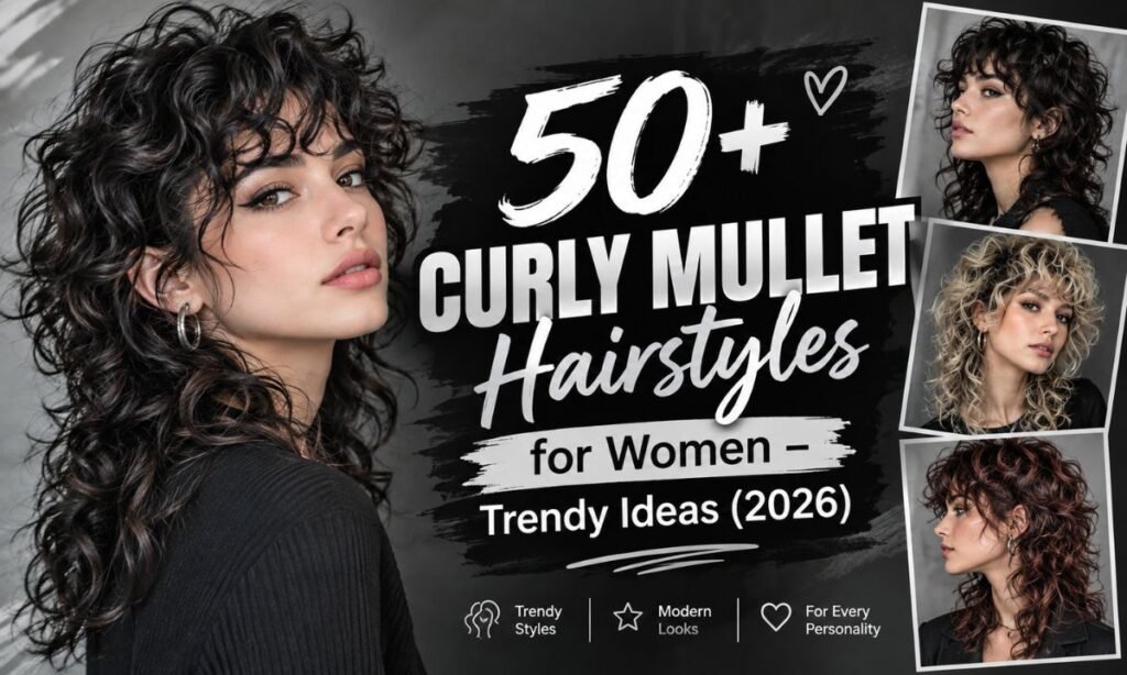 50+ Curly Mullet Hairstyles for Women – Trendy Ideas (2026)