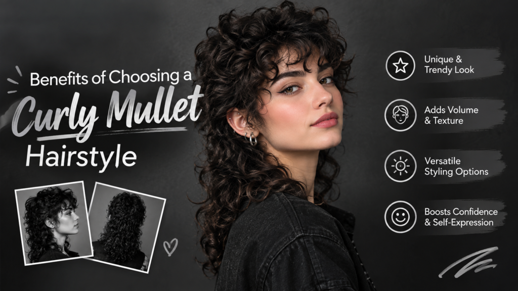 Benefits of Choosing a Curly Mullet Hairstyle