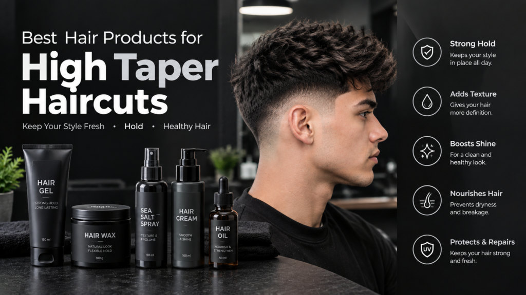 Best Hair Products for High Taper Haircuts