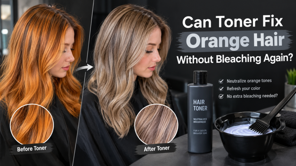 Can Toner Fix Orange Hair Without Bleaching Again