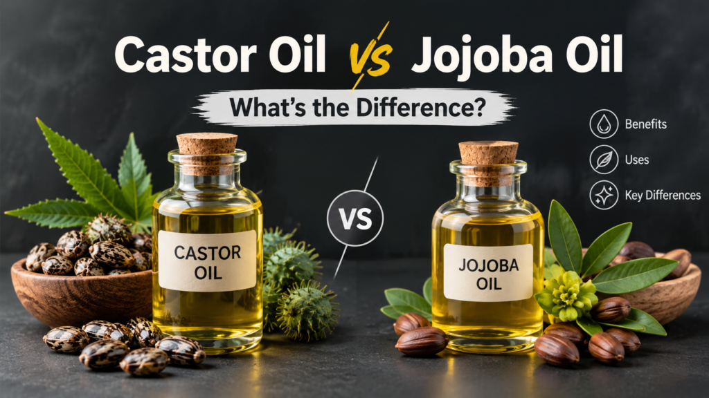 Castor Oil vs Jojoba Oil Whats the Difference