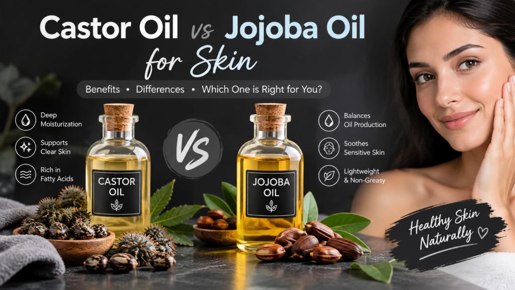 Castor Oil vs Jojoba Oil for Skin