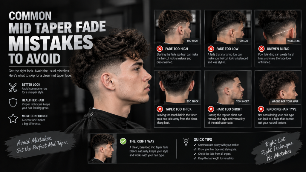 Common Mid Taper Fade Mistakes to Avoid