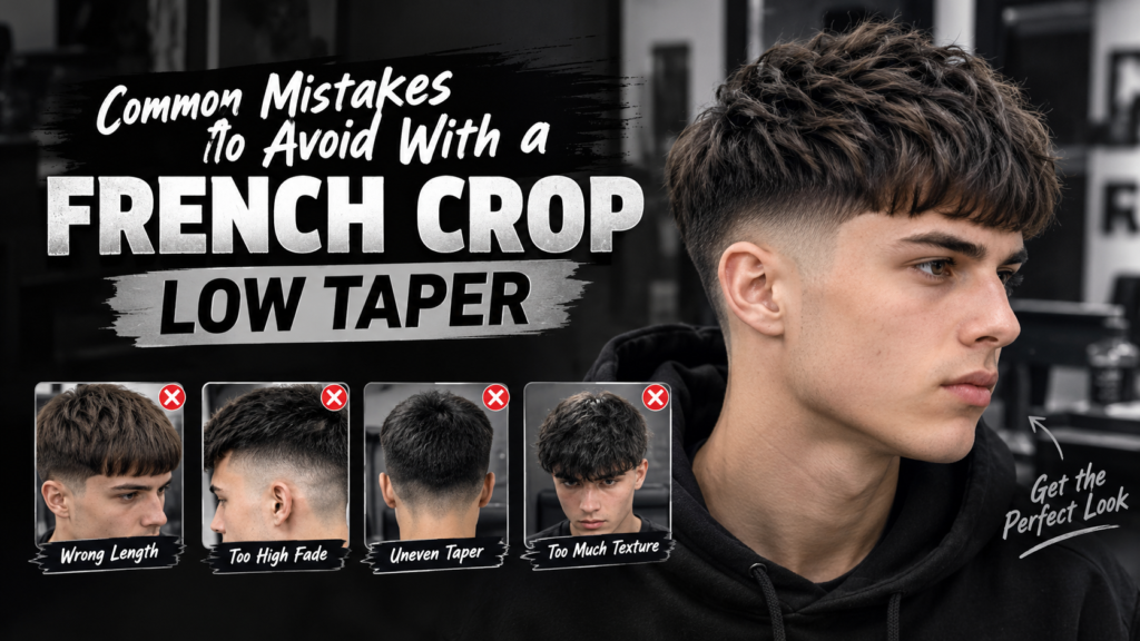 Common Mistakes to Avoid With a French Crop Low Taper