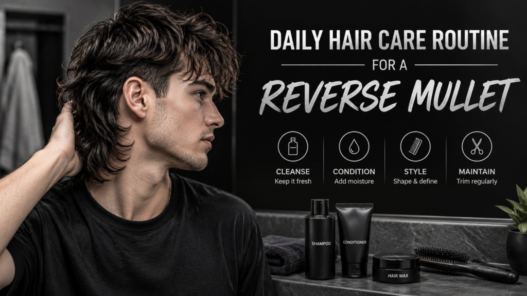 Daily Hair Care Routine for a Reverse Mullet