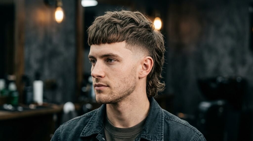 French Crop Low Fade Mullet