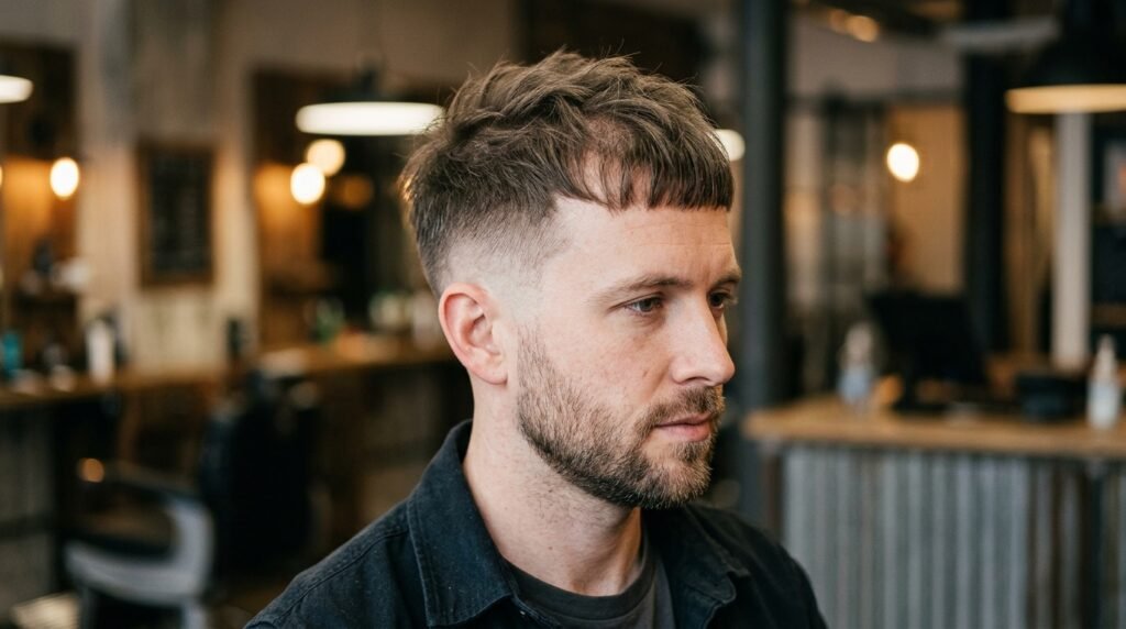 French Crop Low Fade for Asian Hair