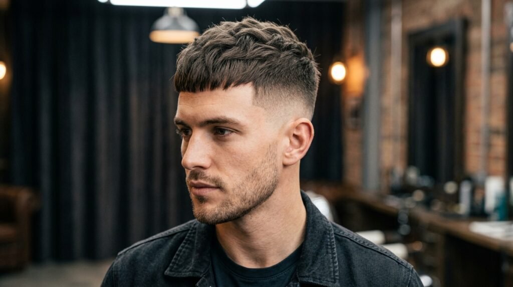 French Crop Mid Fade