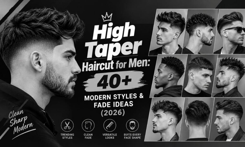 High Taper Haircut for Men: 40+ Modern Styles & Fade Ideas (2026)