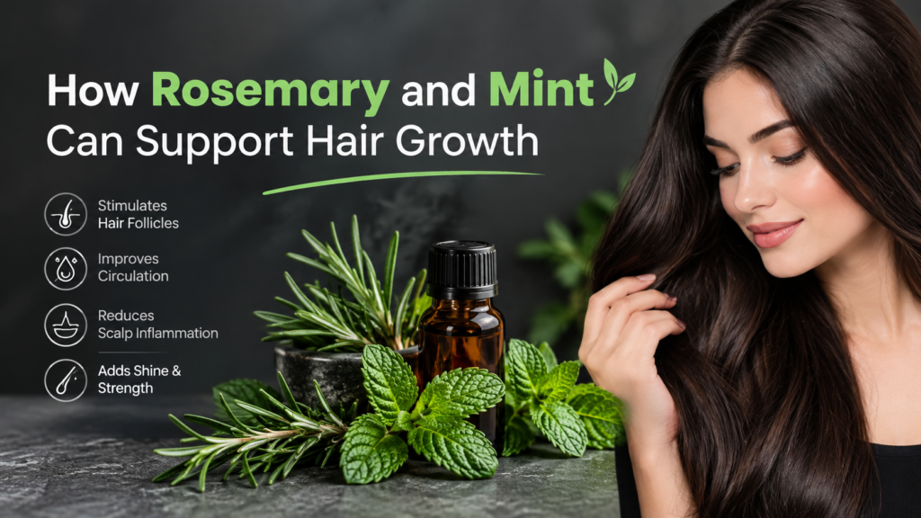 How Rosemary and Mint Can Support Hair Growth