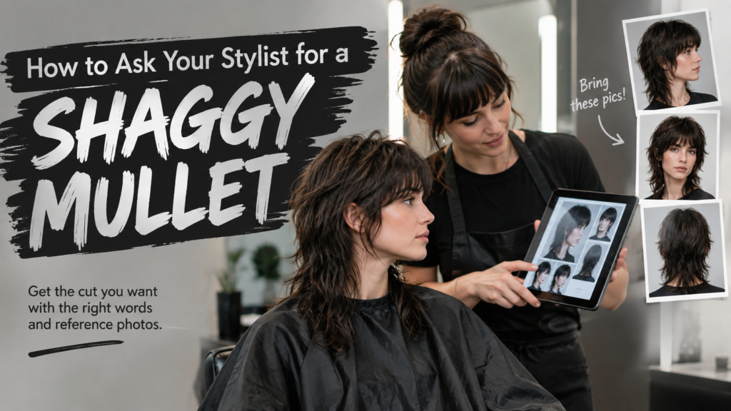 How to Ask Your Stylist for a Shaggy Mullet