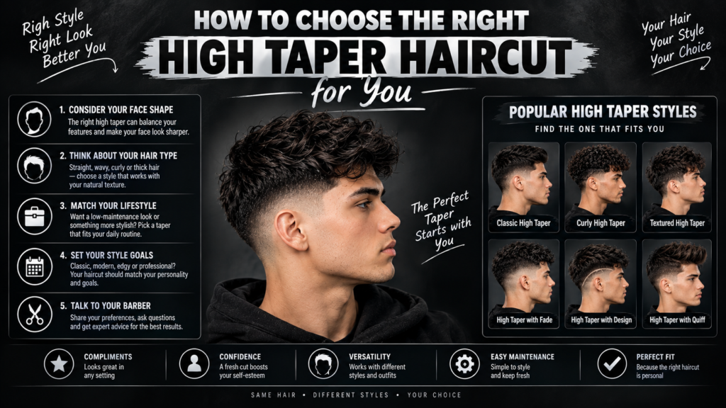 How to Choose the Right High Taper Haircut for You