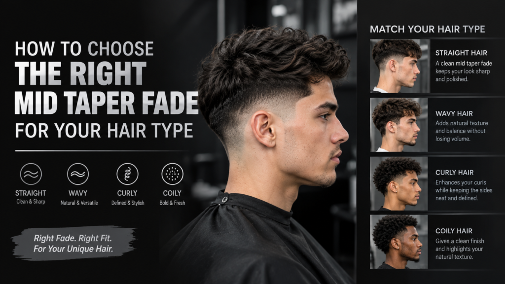 How to Choose the Right Mid Taper Fade for Your Hair Type