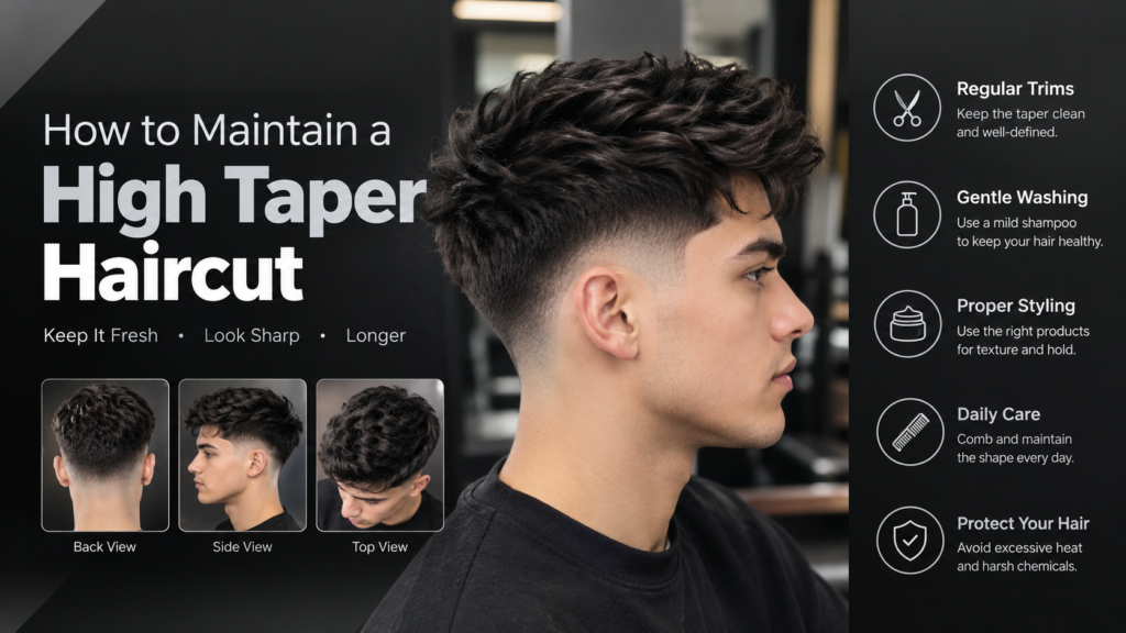 How to Maintain a High Taper Haircut