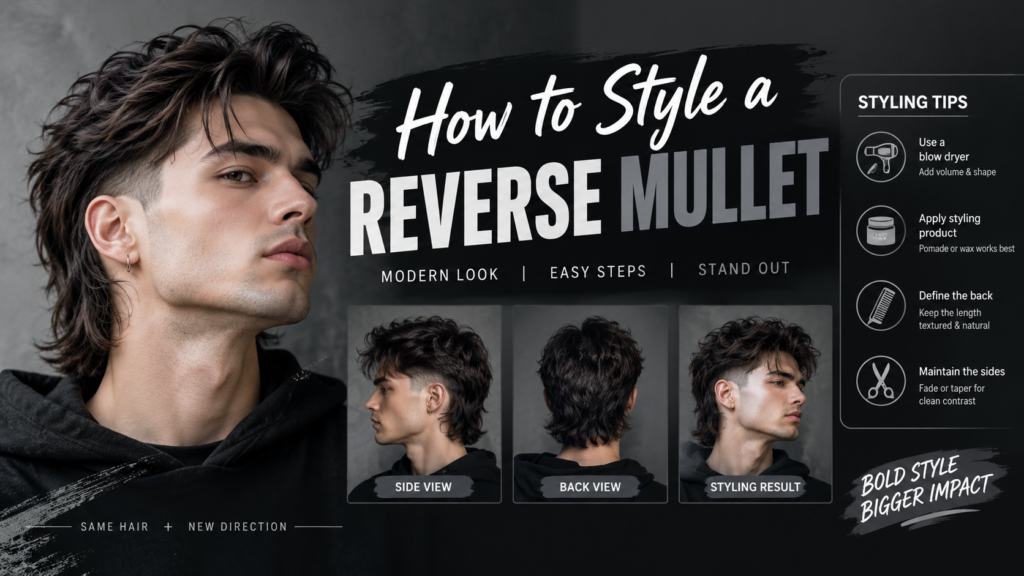 How to Style a Reverse Mullet