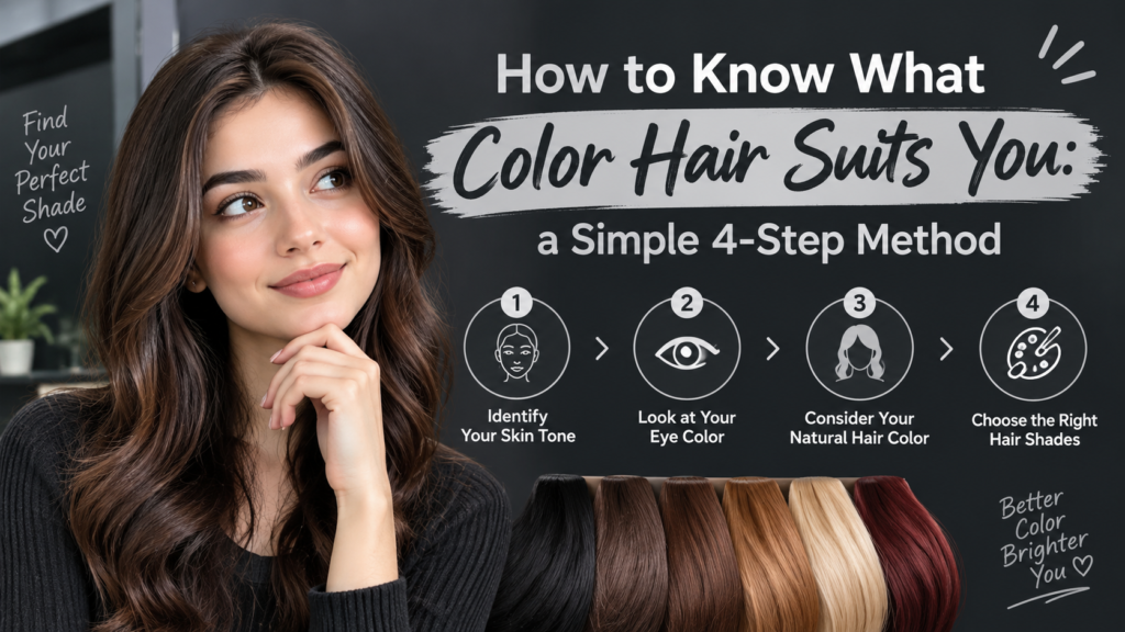 How to know what color hair suits you a simple 4-step method