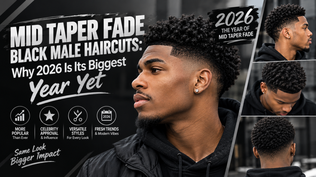 Mid Taper Fade Black Male Haircuts Why 2026 Is Its Biggest Year Yet