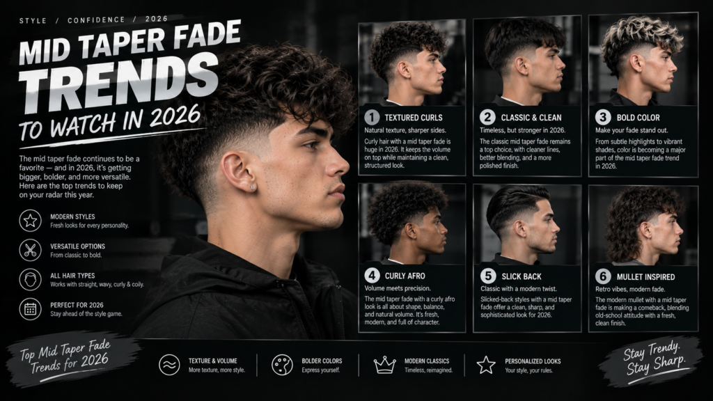 Mid Taper Fade Trends to Watch in 2026