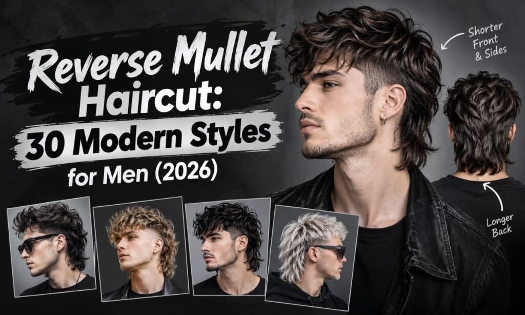 Reverse Mullet Haircut: 30 Modern Styles for Men (2026)