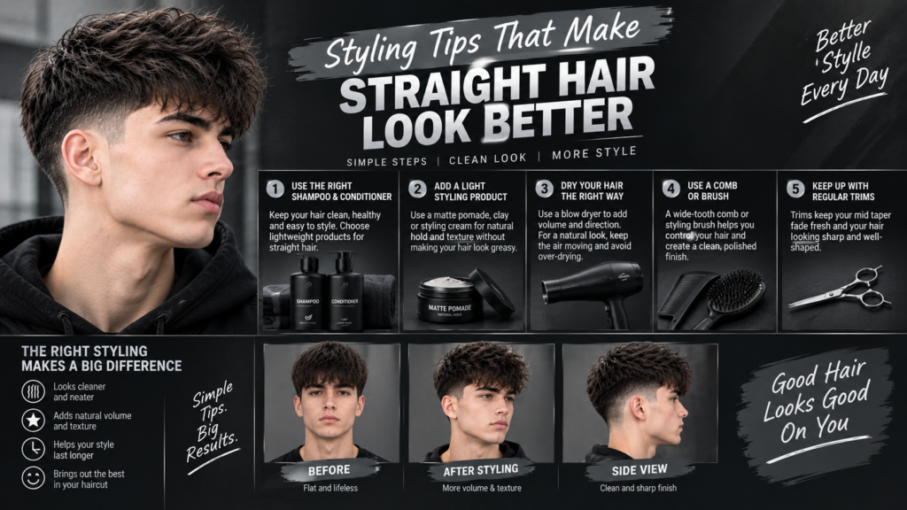 Styling Tips That Make Straight Hair Look Better