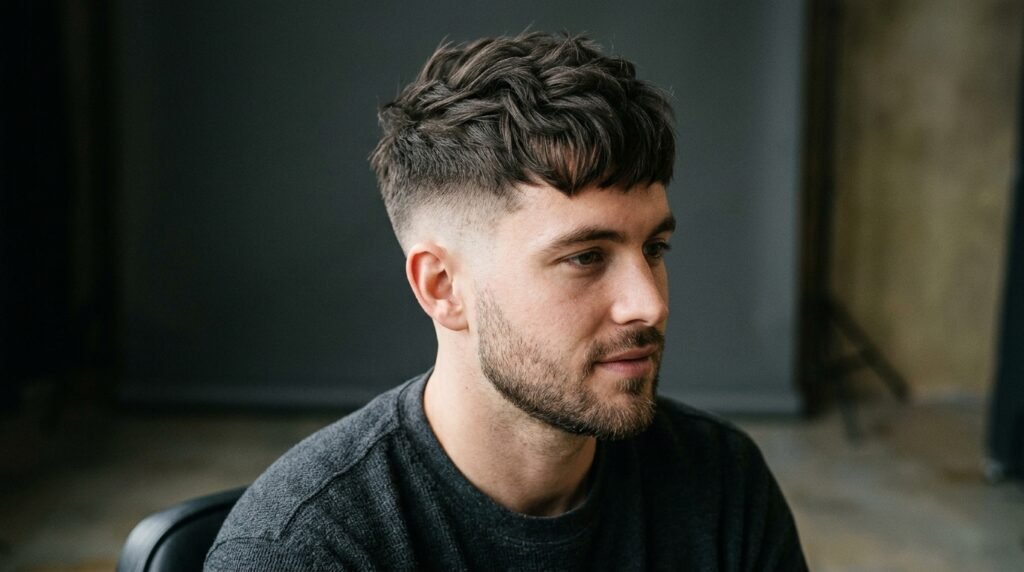 Textured French Crop Low Fade