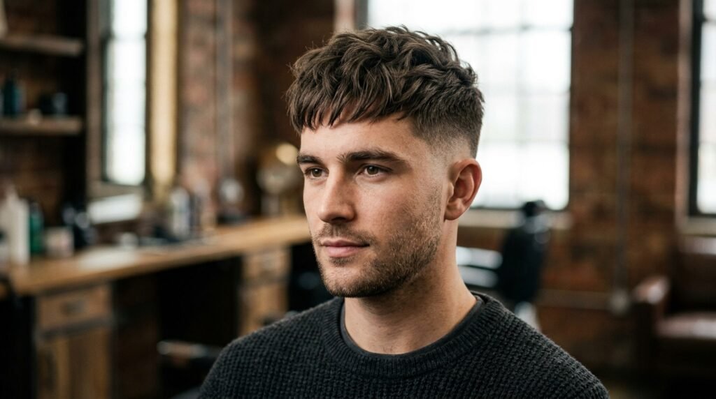Textured French Crop Low Taper Fade
