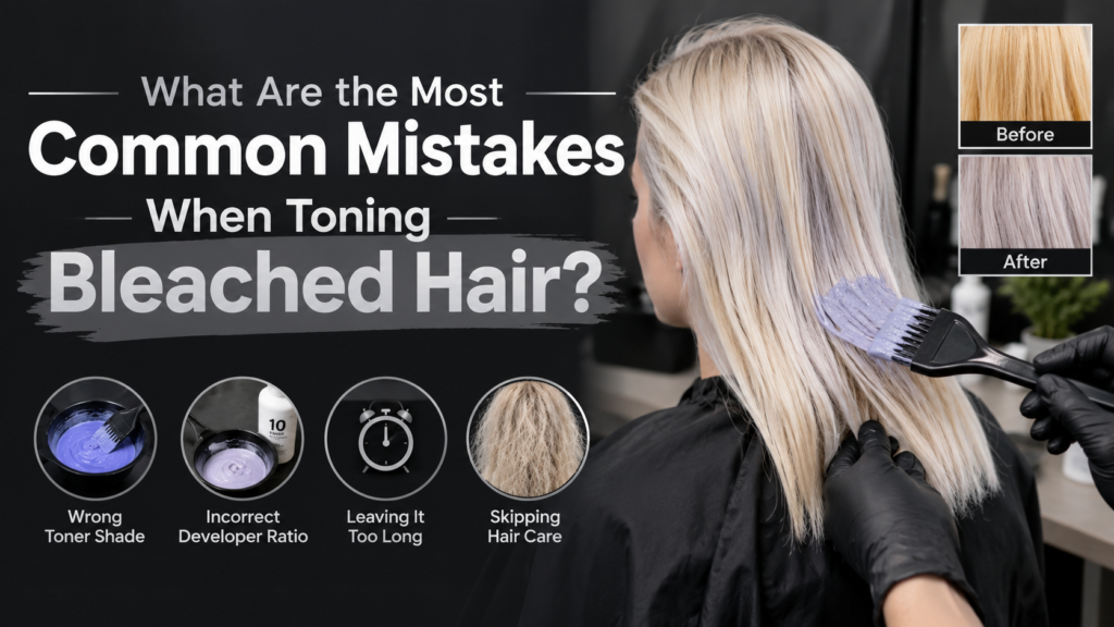 What Are the Most Common Mistakes When Toning Bleached Hair