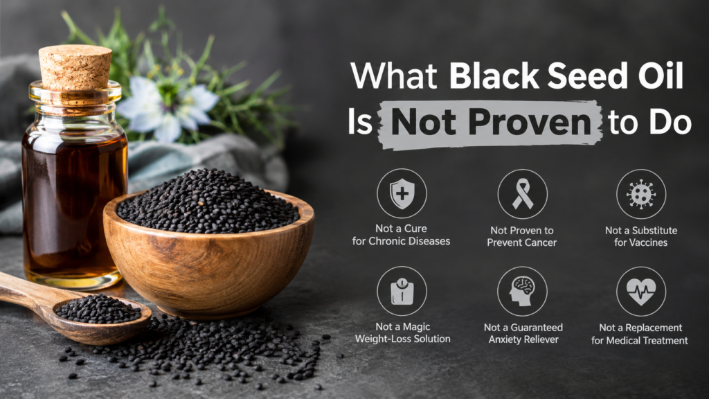 What Black Seed Oil Is Not Proven to Do